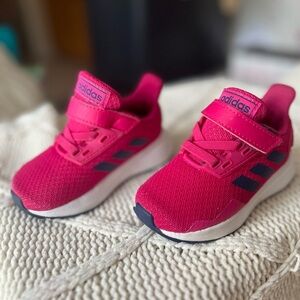 Hot Pink Adidas Sneakers - Toddler Size 5